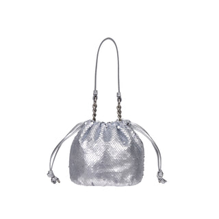 [予約販売/12月中旬入荷] Spangle Pouch Silver