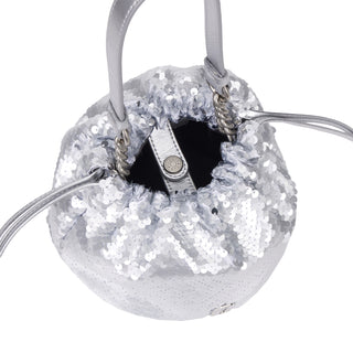 [予約販売/12月中旬入荷] Spangle Pouch Silver