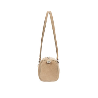 Perfec Pillow Suede Shoulder M Peanut Beige