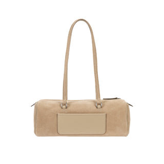Perfec Pillow Suede Shoulder M Peanut Beige
