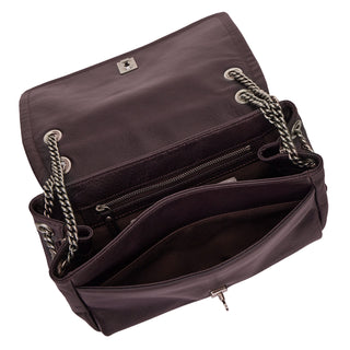 [予約販売/10月下旬入荷] Perfec Flap Chain Shoulder M Plum Wine