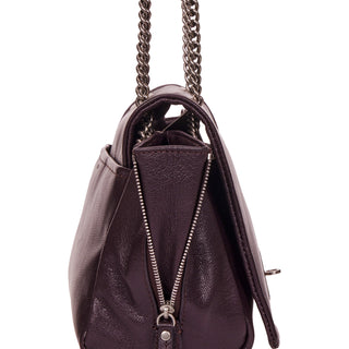[予約販売/10月下旬入荷] Perfec Flap Chain Shoulder M Plum Wine