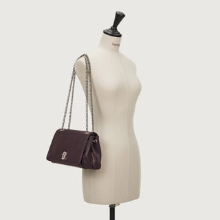 [予約販売/10月下旬入荷] Perfec Flap Chain Shoulder M Plum Wine