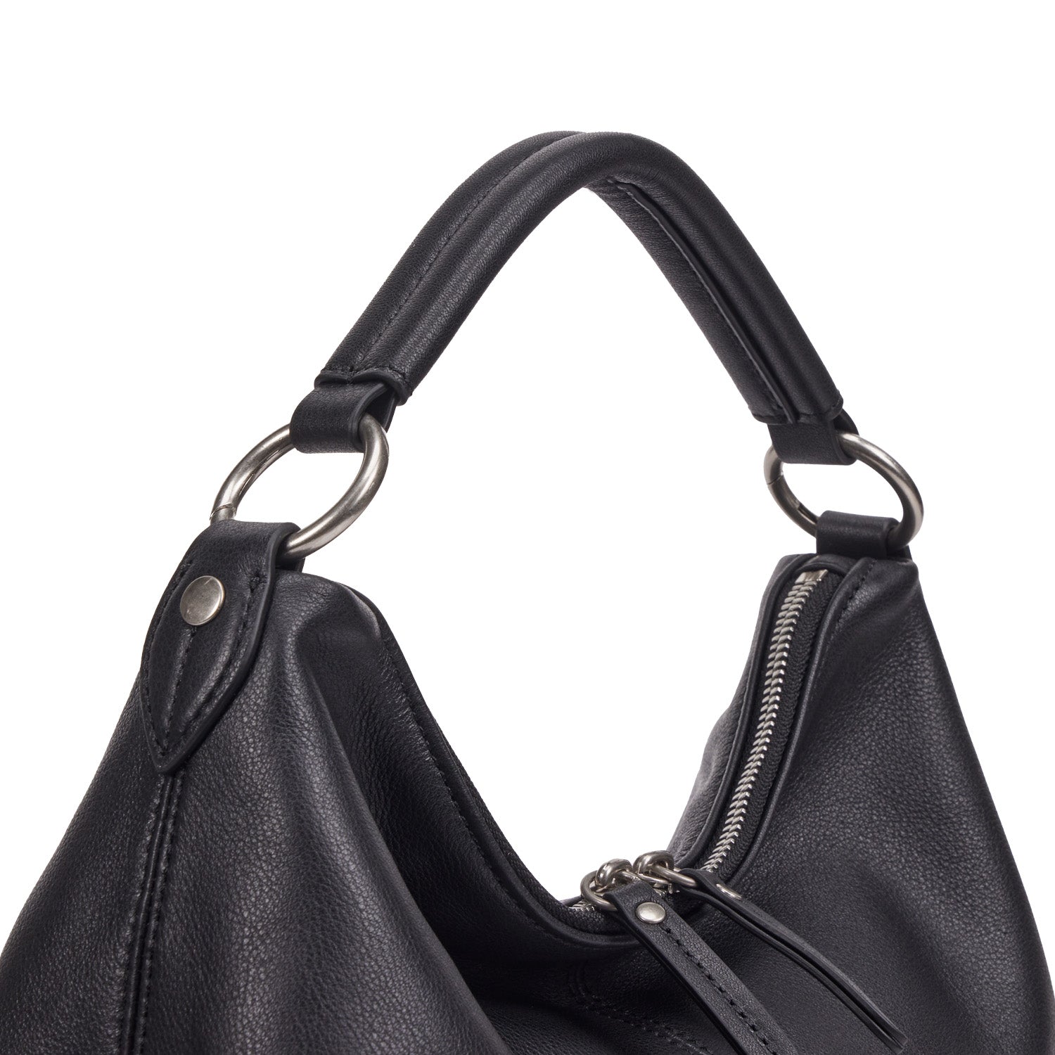 Vunque ● Halfmoon Attache Shoulder Black M Halfmoon Attache Shoulder M Black – vunque