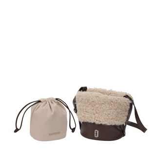 [予約販売/12月中旬入荷] Perfec Fuzzy Shoulder S Brown