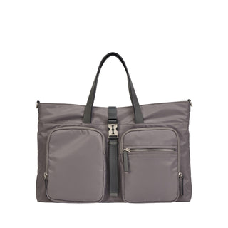 Hey Double Pocket Tote M Grey