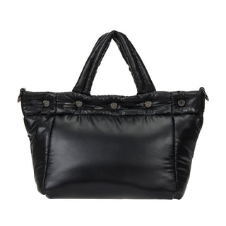 [予約販売/10月下旬入荷] Perfec Button Up Padding Tote M Black
