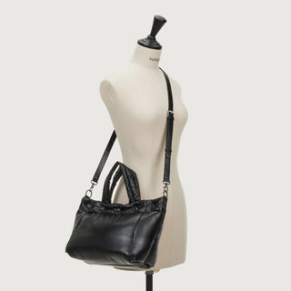 [予約販売/10月下旬入荷] Perfec Button Up Padding Tote M Black