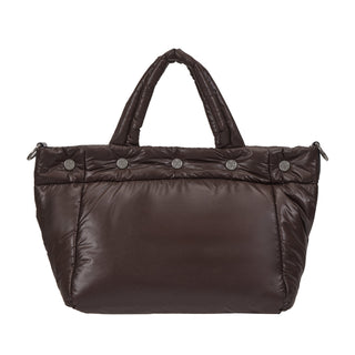 [予約販売/10月下旬入荷] Perfec Button Up Padding Tote M Brown