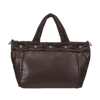[予約販売/10月下旬入荷] Perfec Button Up Padding Tote M Brown