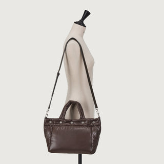 [予約販売/10月下旬入荷] Perfec Button Up Padding Tote M Brown