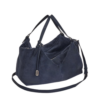 [予約販売/11月上旬入荷] One Eleven Pucker Suede Tote L Goth Navy