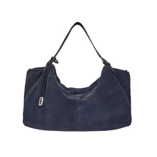 [予約販売/11月上旬入荷] One Eleven Pucker Suede Tote L Goth Navy