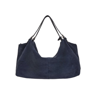 [予約販売/11月上旬入荷] One Eleven Pucker Suede Tote L Goth Navy