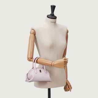 Halfmoon Curve Tote S Powder Pink