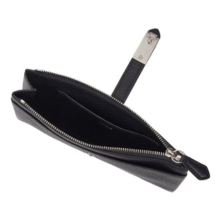 [予約販売/11月上旬入荷] Magpie Flap Zipper Long Wallet Black