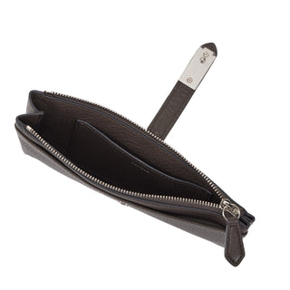 [予約販売/11月上旬入荷] Magpie Flap Zipper Long Wallet Dark Brown