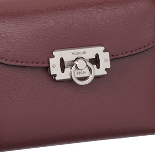 [予約販売/10月下旬入荷] Occam Ring Square Half Wallet Currant Burgundy
