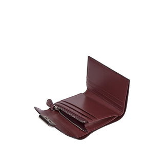 [予約販売/10月下旬入荷] Occam Ring Square Half Wallet Currant Burgundy