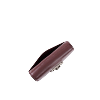 [予約販売/10月下旬入荷] Occam Ring Square Half Wallet Currant Burgundy