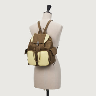[予約販売/12月下旬入荷] Hey Double Pocket Backpack M Palette Brown