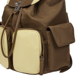 [予約販売/12月下旬入荷] Hey Double Pocket Backpack M Palette Brown