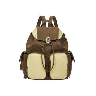 [予約販売/12月下旬入荷] Hey Double Pocket Backpack M Palette Brown