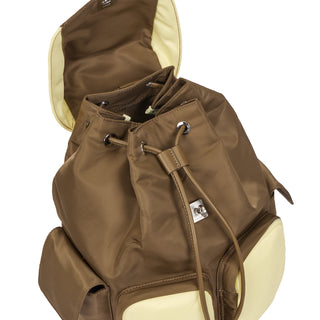 [予約販売/12月下旬入荷] Hey Double Pocket Backpack M Palette Brown