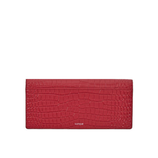 [予約販売/11月下旬入荷] Occam V Long Wallet Croco Ruby Red