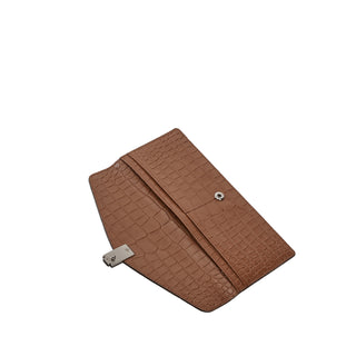 [予約販売/11月下旬入荷] Occam V Long Wallet Croco Camel