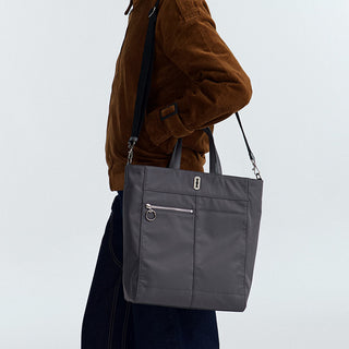 Hey Pass Pocket Tote M Stone Grey