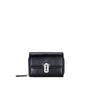 [RENEWAL] Perfec Essence Zipper Card wallet Black