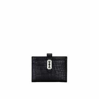 Magpie Card wallet Croco Black