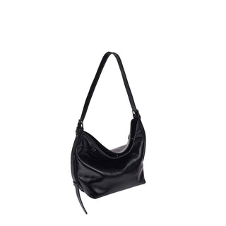 Perfec Button Up Soft Hobo Piccolo Black