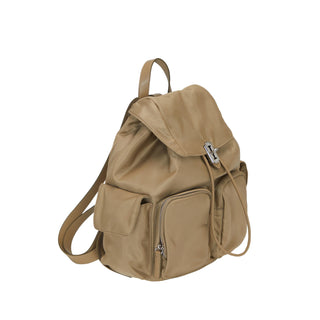 Hey Double Pocket Backpack M Beige