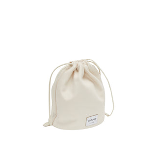 Perfec Drawstring Pouch M Ivory