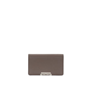 Perfec Crop Card Wallet Dark Brown