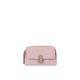 Perfec Slim Zipper Card Wallet Pale Pink