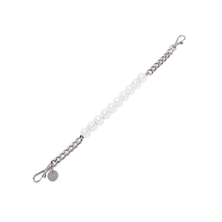 Pearl Metal Chain Handle Strap